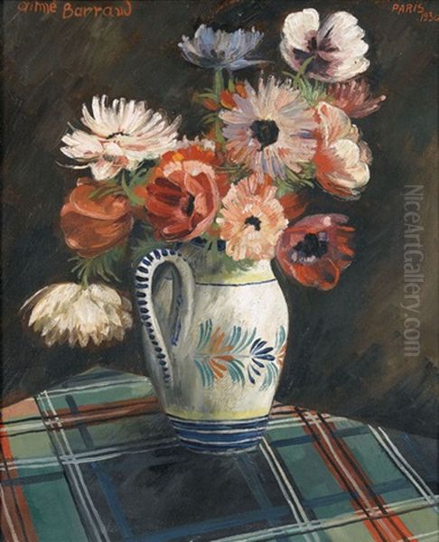 Anemonenstrauss In Einem Henkelkrug - view 1