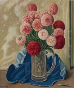 Dahlias by Aime Victor Barraud