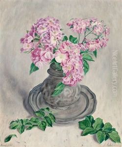 Roses Dans Un Pot D'etain