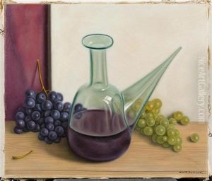 Nature Morte A La Carafe by Aime Victor Barraud