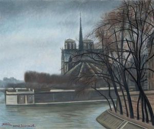 Notre Dame, Paris by Aime Victor Barraud