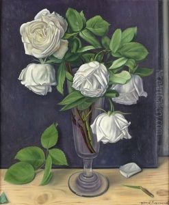 Nature Morte Avec Roses Blanches Nature Morte Avec Roses Blanches