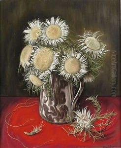 Nature Morte Aux Chardons by Aime Victor Barraud