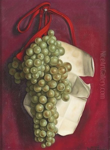 Nature Morte Aux Raisins Et A La Feuille - view 1