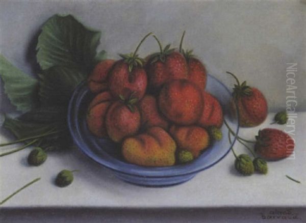 Stilleben Mit Erdbeeren In Einer Schale - view 1