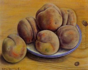 Nature Morte Aux Peches by Aime Victor Barraud