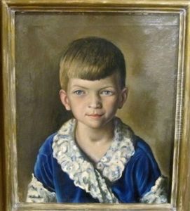 Enfant A La Robe De Chambre Bleue Enfant A La Robe De Chambre Bleue
