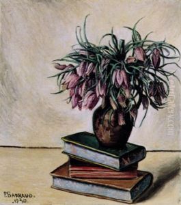 Nature Morte Aux Livres Anciens Et Au Bouquet De Fritillaires Nature Morte Aux Livres Anciens Et Au Bouquet De Fritillaires