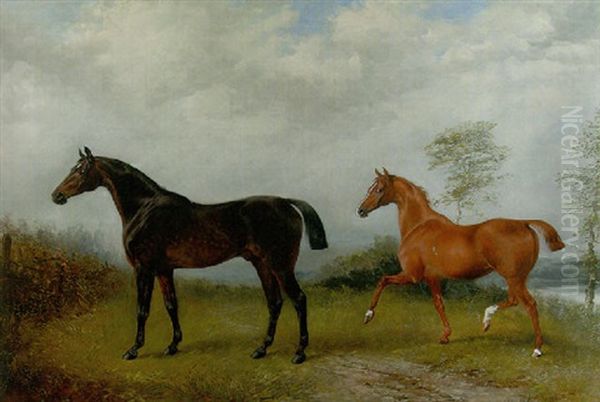 Hunters In A River Landscape - view 1