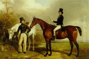 Two Gentleman Out Hunting by Henry Barraud