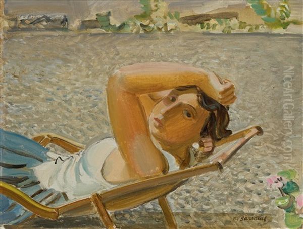 Petite Figure Au Jardin - view 1