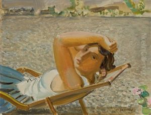 Petite Figure Au Jardin by Maurice Barraud