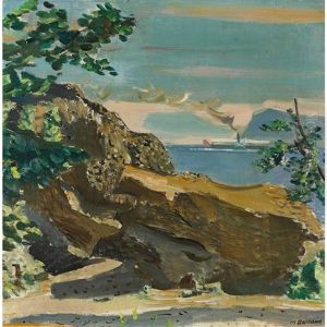 Les Rochers by Maurice Barraud