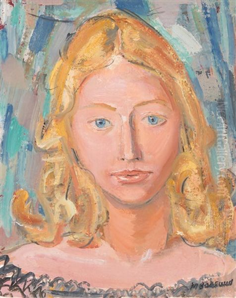 Portrait Einer Jungen Frau Mit Blondem Haar, Um 1940 - view 1