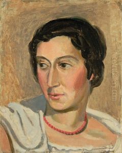 Femme Au Collier (madeleine) by Maurice Barraud