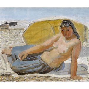 Nu Sous Parasol by Maurice Barraud