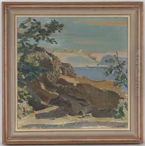 Les Rochers by Maurice Barraud