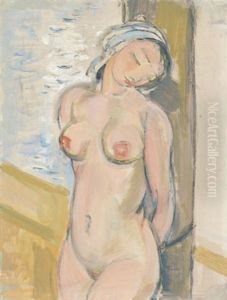Nue Debout (standing Female Nude) by Maurice Barraud