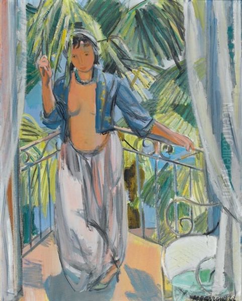 Odalisque Au Balcon - view 1