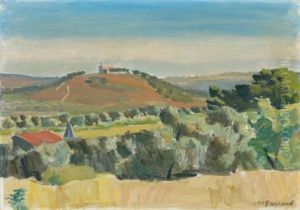 La Colline Sainte Croix, Cassis (the Sainte Croix Hill, Cassis) by Maurice Barraud