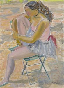 Sitzende Tanzerin by Maurice Barraud