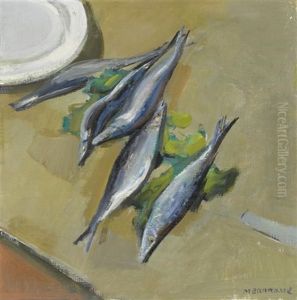 Stilleben Mit Fischen