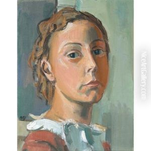 Bildnis Jacqueline Barraud-asermet (image Of Jacqueline Barraud-asermet) by Maurice Barraud