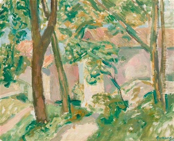 Landschaft Mit Baumen, Castagnola - view 1