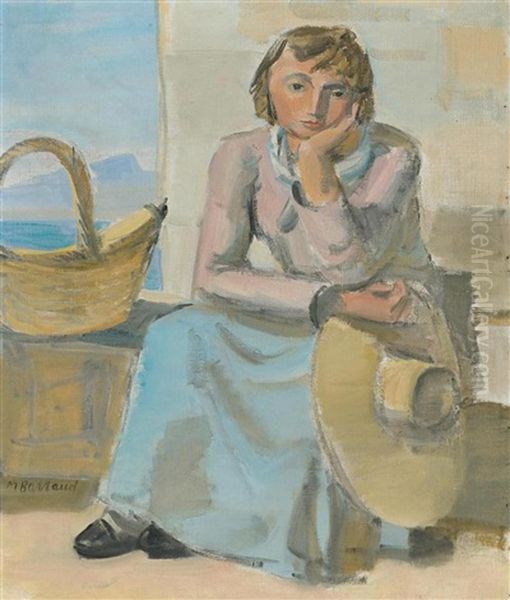 Sitzende Frau Mit Hut - view 1