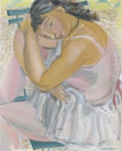 Danseuse Sur La Chaise by Maurice Barraud