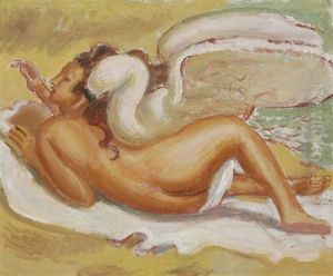 Leda Mit Dem Schwan by Maurice Barraud