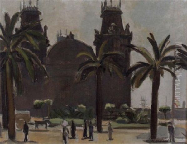 La Place Colomb A Barcelone - view 1