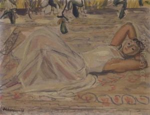 Danseuse Sur Le Dos by Maurice Barraud