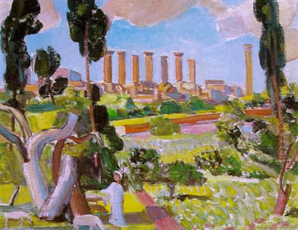 Ruines Du Temple D'hercule Agrigento - view 1
