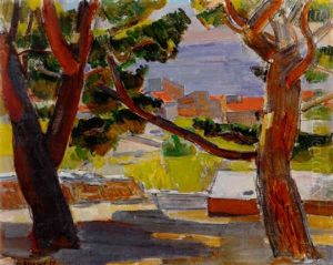Vue De Cassis by Maurice Barraud