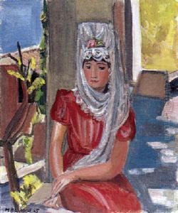 Femme A La Mantille