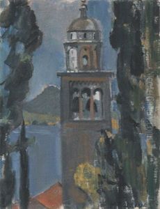 Clocher De Morcote by Maurice Barraud