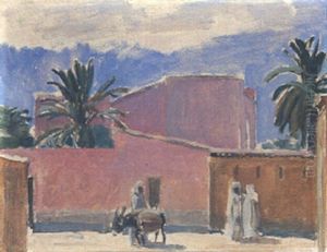 Rote Hauser In Biskra