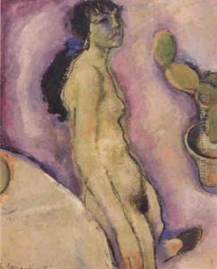 Femme Au Cactus by Maurice Barraud