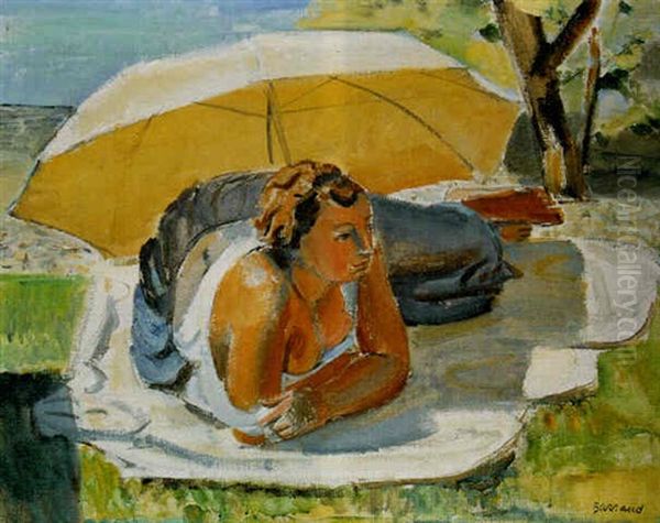 Baigneuse Au Parasol - view 1