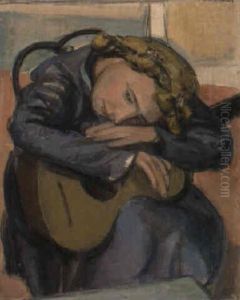 La Guitariste by Maurice Barraud
