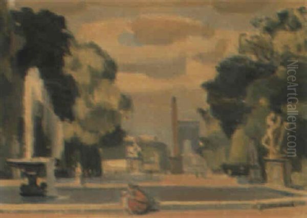 Les Tuileries, Paris - view 1