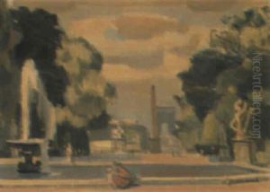 Les Tuileries, Paris by Maurice Barraud