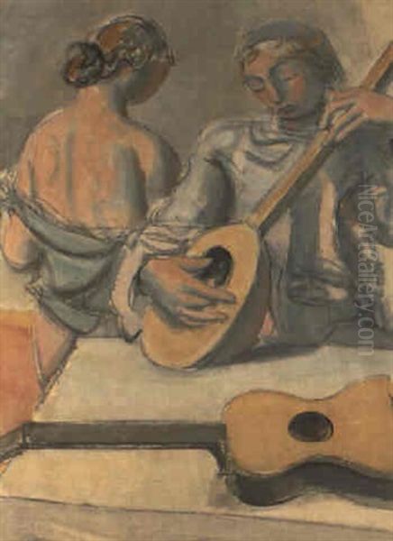 Mandolinenspieler - view 1