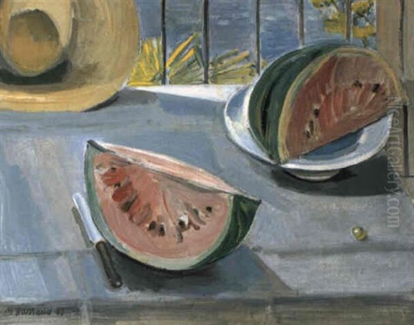 Stilleben (pasteques) - view 1