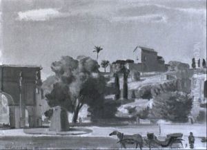 L'arc De Constantin A Rome by Maurice Barraud