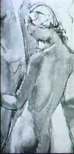 Femme Nue Debout by Maurice Barraud