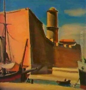 Ansicht Des Fort St. Jean In Marseille.