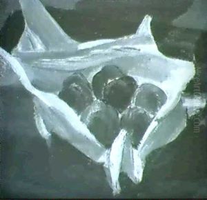 Natura Morte Aux Peches by Maurice Barraud
