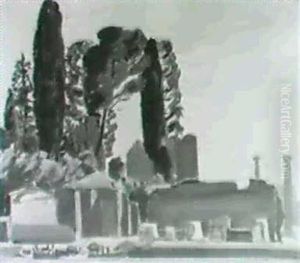 Ruines Sur Le Palatin by Maurice Barraud